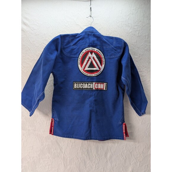 BJJ COACH ASSOCIATION OFFICIAL COMPETITION TRAINING BJJ Blue Gi UNIFORM A3 - Picture 2 of 16